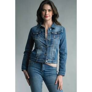 NEW TEMPO PARIS days ahead denim jacket in blue